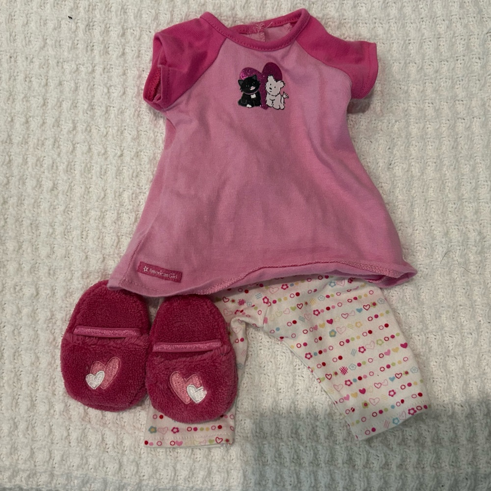 American Girl Coconut and Licorice Pajamas